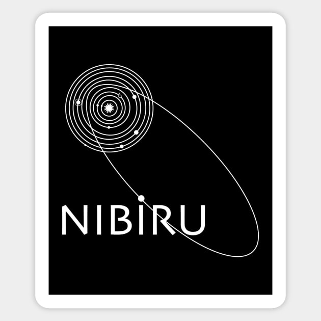 Nibiru 12 th planet Sticker by roswellboutique